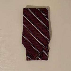 Van Heusen Diagonally Striped Tie